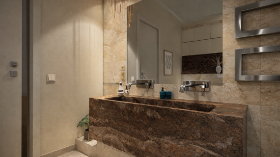 Lavabo marmo Dedalo Stone_Luxury bath