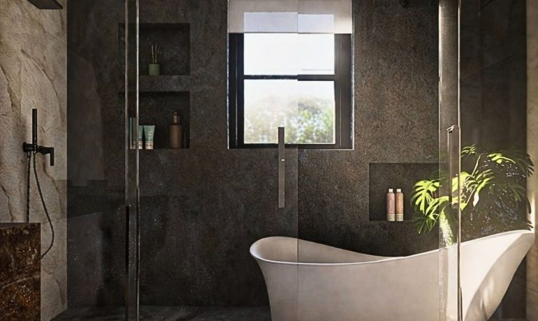 Bagno luxury_vasca bianca