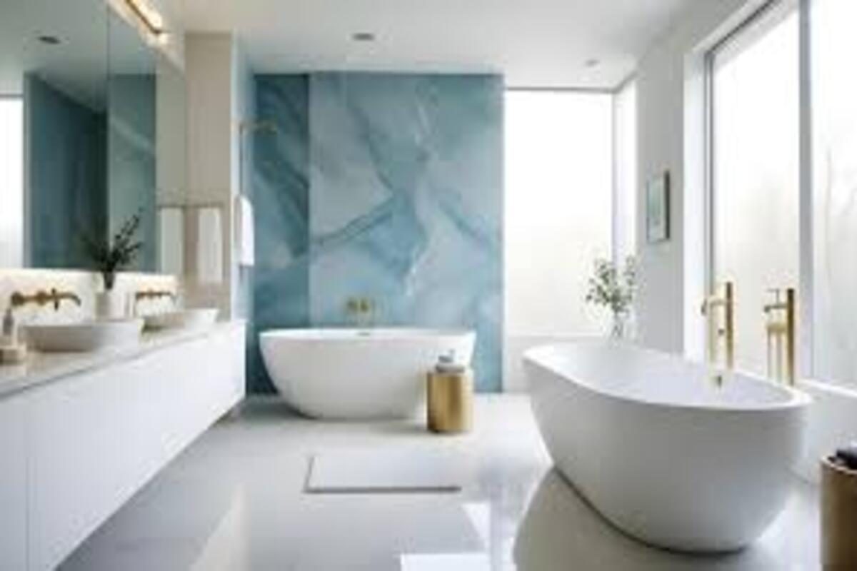 bagno blu