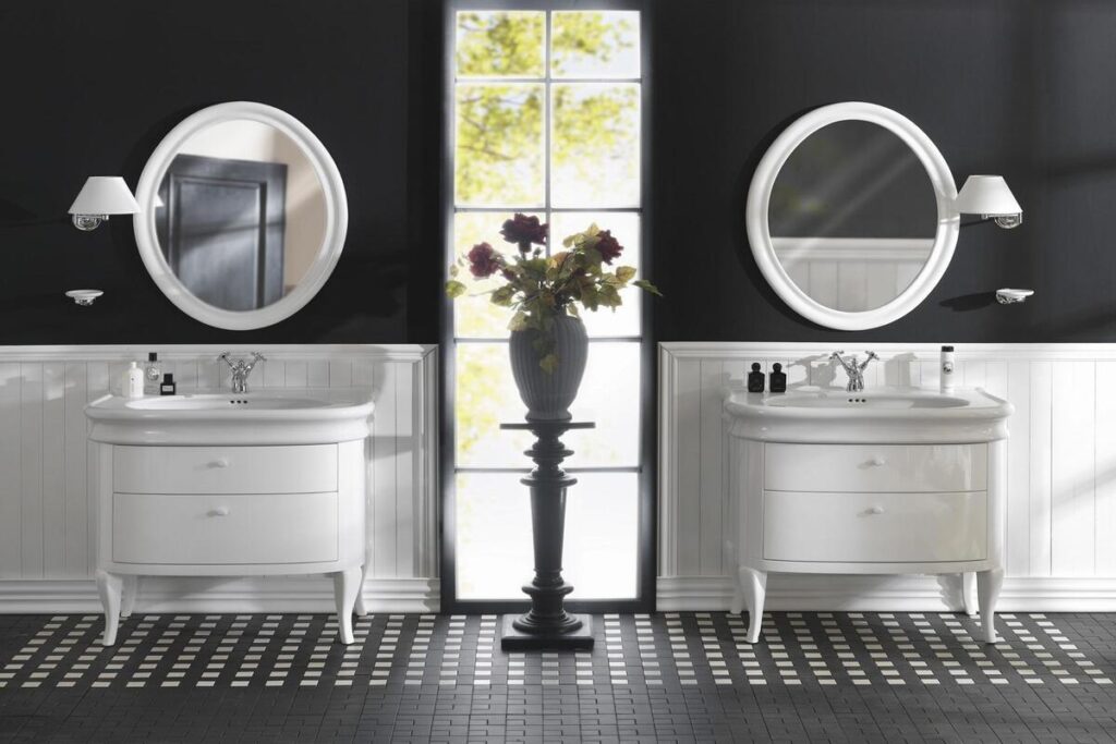 Bagno in stile Vintage
