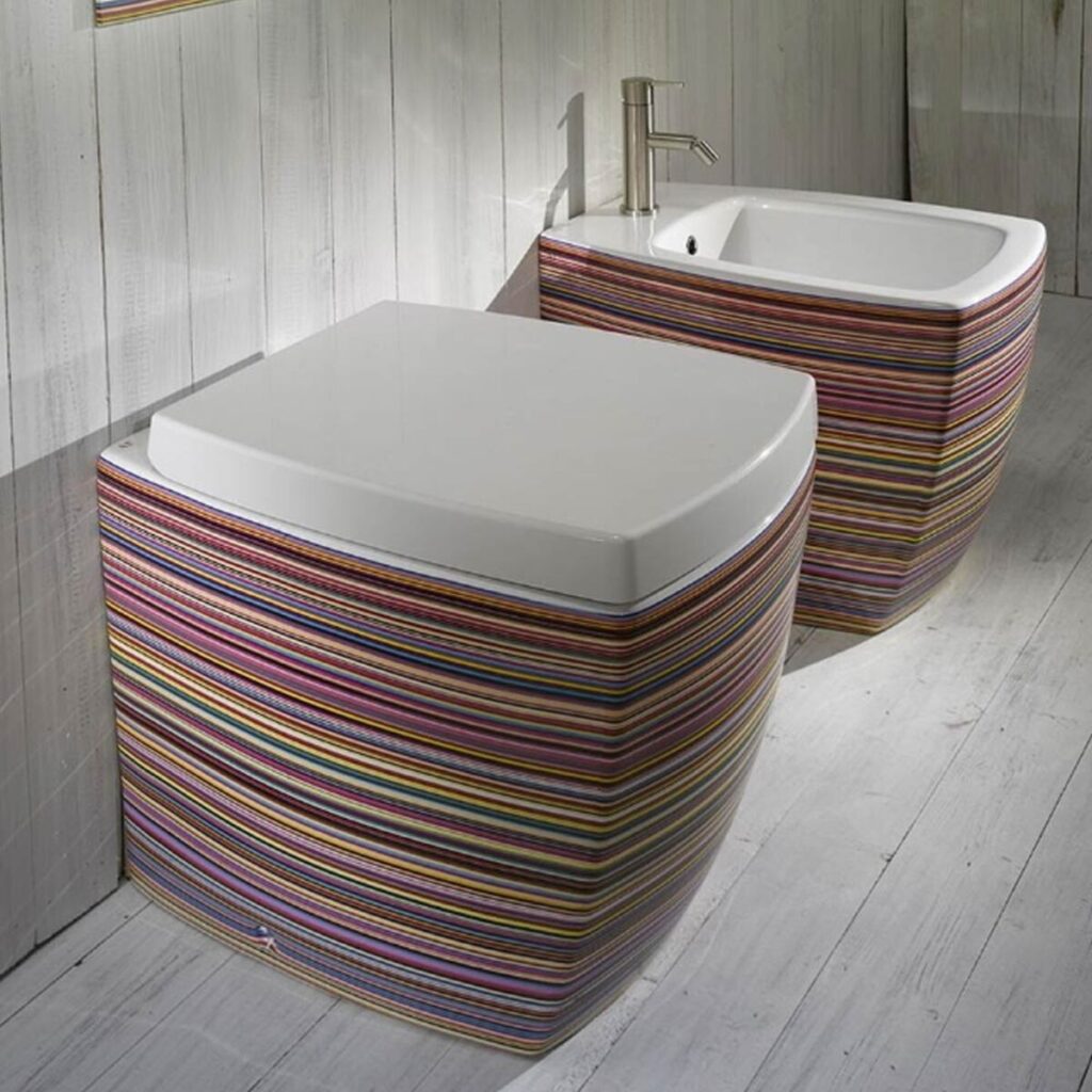 sanitari colorati