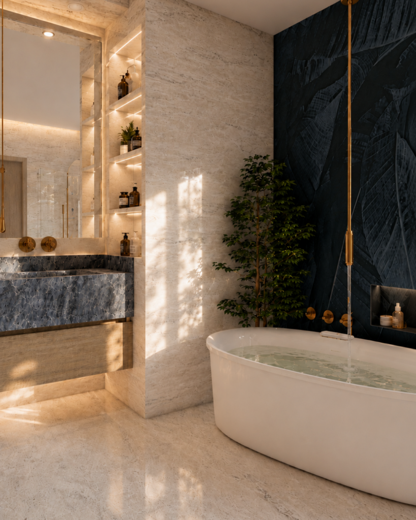 Cartongesso laterale lavabo