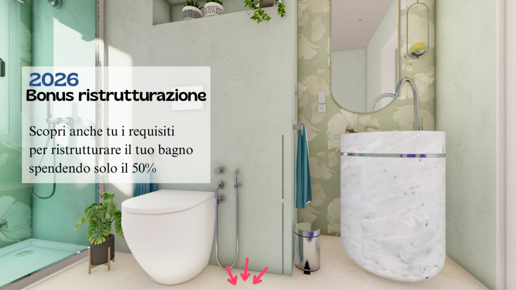 Bonus ristrutturazione bagno 2026
