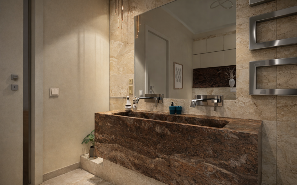 Lavabo marmo Dedalo Stone_Luxury bath