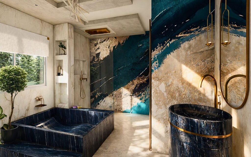 Luxury Bath_Blu lapis