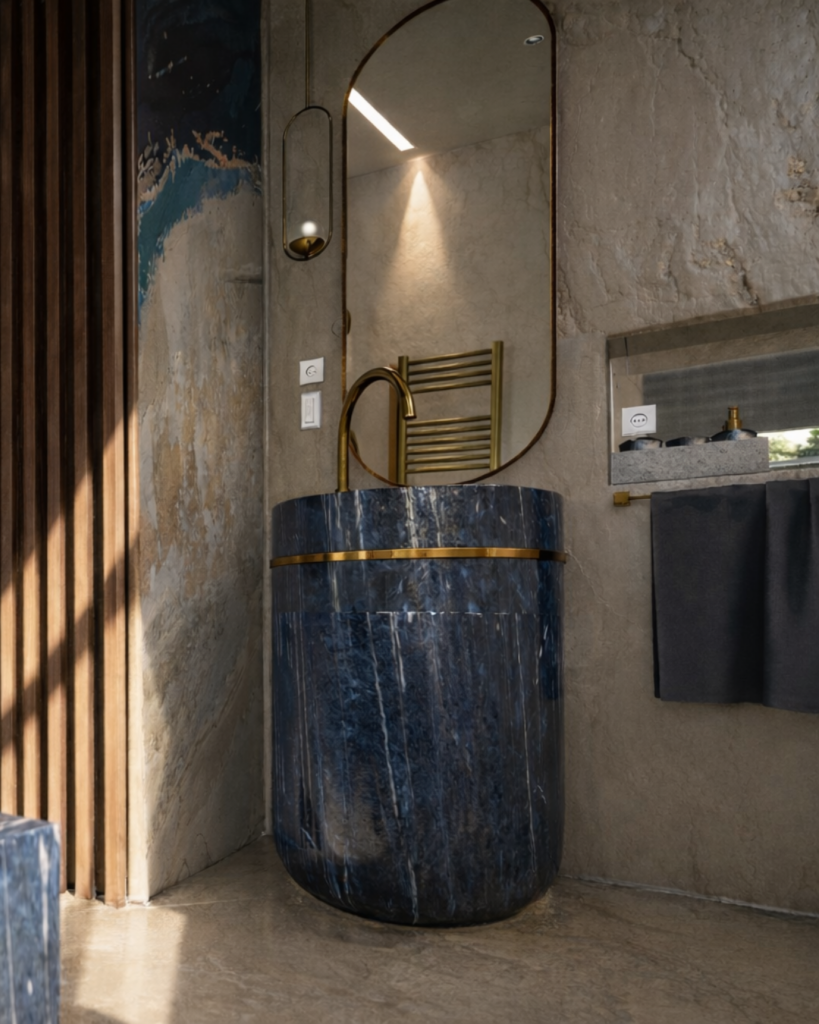 lavabo marmo and made_ rif oro